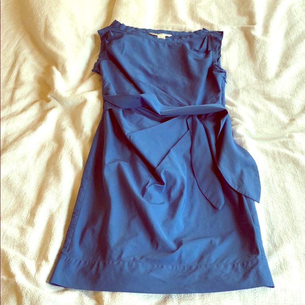 Diane Von Furstenberg Cobalt Blue Sheath Dress